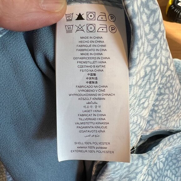 Michael Michael Kors Petite XL Wide-Leg Silky Pants PXL in Chambray - Picture 8 of 11